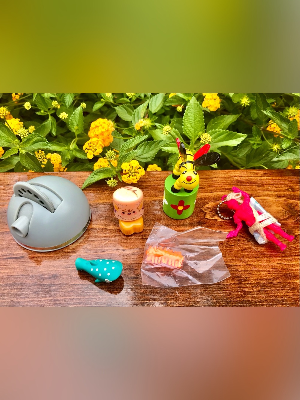 Mixed Toy Lot Classic Parachute Man Keychain Bee Push Puppet MOSHI Monster More
